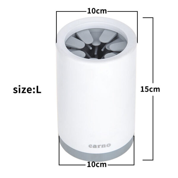Portable Pet Paw Cleaner Cup Soft Silicone Comb - Image 2