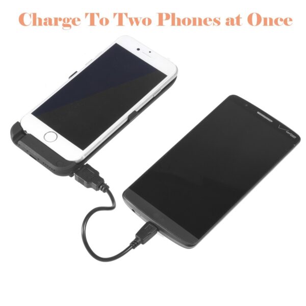 Compatible with Apple, iPhone 6 / 6s Battery Case black - Image 10