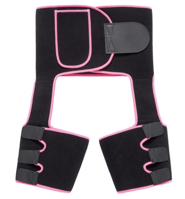 Sweat High Waist Thigh Trimmer Butt Lifter Shapewear Belt 3 In 1 Adjustable Belt - Image 6
